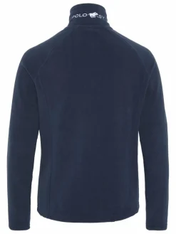 Polo Sylt Sweatshirts & Sweatjacken*Damen Fleece-Jacke marine blau uni
