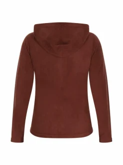 Faina Sweatshirts & Sweatjacken*Damen Fleecejacke braun uni