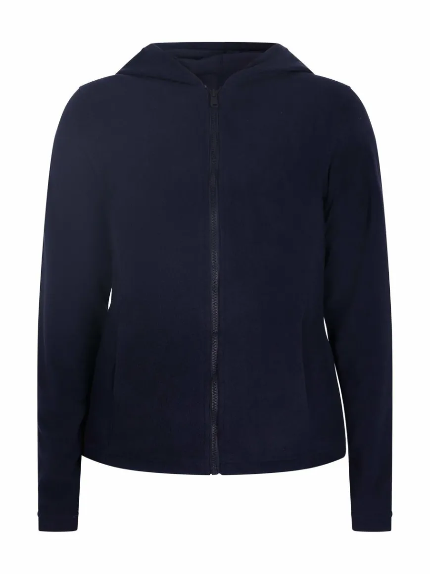 Faina Sweatshirts & Sweatjacken*Damen Fleecejacke marine uni