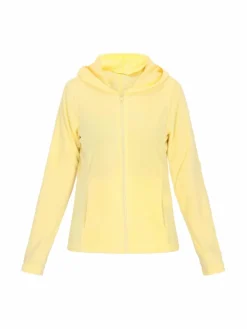 Faina Sweatshirts & Sweatjacken*Damen Fleecejacke gelb uni