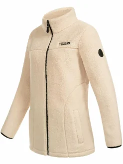 Arctic Seven Sweatshirts & Sweatjacken*Damen Fleecejacke - ASDiania beige uni