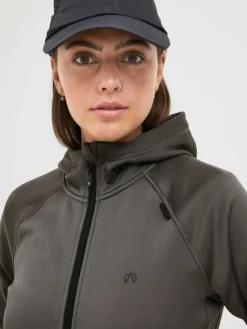 North Bend Sweatshirts & Sweatjacken*Damen Fleecejacke - NBBerta grau uni