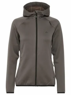 North Bend Sweatshirts & Sweatjacken*Damen Fleecejacke - NBBerta grau uni