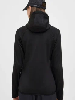 North Bend Sweatshirts & Sweatjacken*Damen Fleecejacke - NBBerta schwarz uni