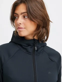 North Bend Sweatshirts & Sweatjacken*Damen Fleecejacke - NBBerta marine uni