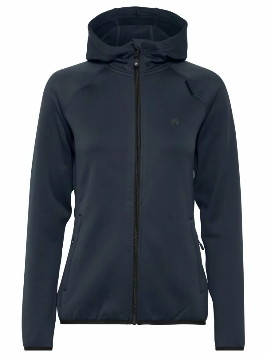 North Bend Sweatshirts & Sweatjacken*Damen Fleecejacke - NBBerta marine uni