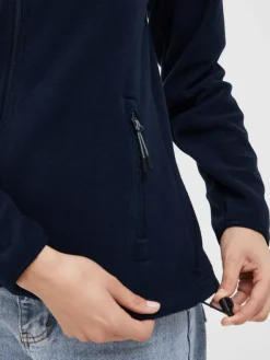 North Bend Sweatshirts & Sweatjacken*Damen Fleecejacke - NBConna marine uni