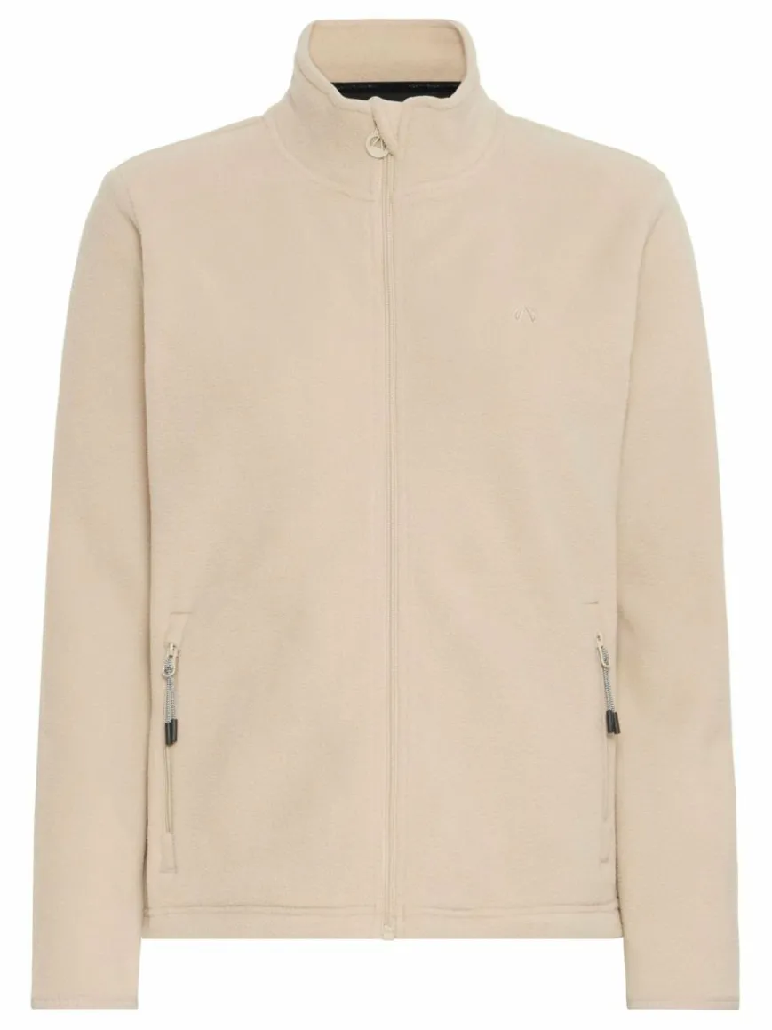 North Bend Sweatshirts & Sweatjacken*Damen Fleecejacke - NBConna beige uni