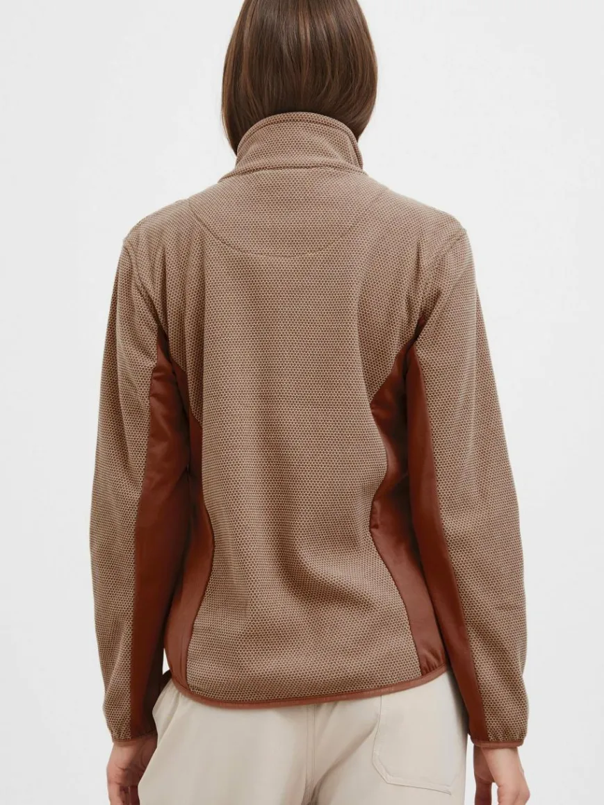 North Bend Sweatshirts & Sweatjacken*Damen Fleecejacke - NBHelga mocca meliert