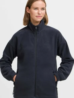 OXMO Sweatshirts & Sweatjacken|Jacken & Westen*Damen Fleecejacke - OXMARTA blau uni