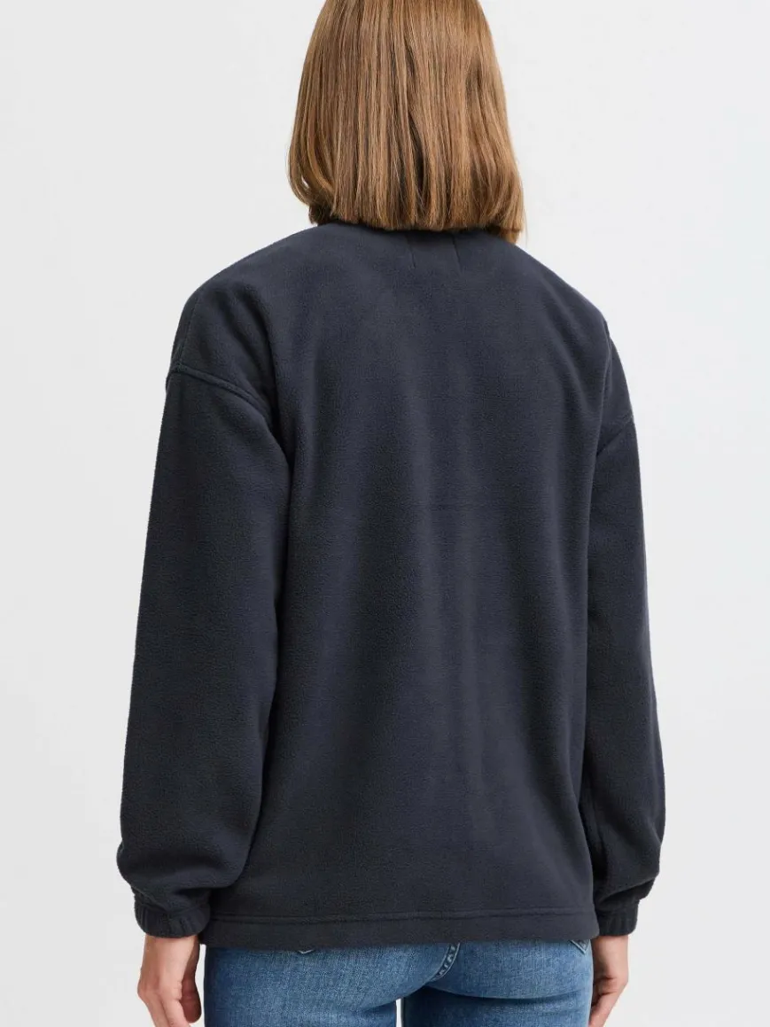 OXMO Sweatshirts & Sweatjacken|Jacken & Westen*Damen Fleecejacke - OXMARTA blau uni