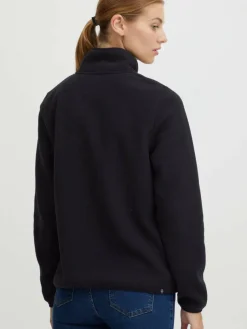 OXMO Sweatshirts & Sweatjacken*Damen Fleecejacke - OXNyfine schwarz uni