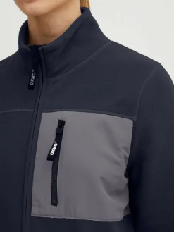 OXMO Sweatshirts & Sweatjacken*Damen Fleecejacke - OXNymfe blau uni