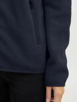 OXMO Sweatshirts & Sweatjacken*Damen Fleecejacke - OXNymfe blau uni