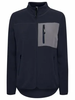 OXMO Sweatshirts & Sweatjacken*Damen Fleecejacke - OXNymfe blau uni