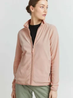 OXMO Sweatshirts & Sweatjacken*Damen Fleecejacke - OXRikka rosa uni