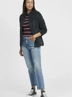 OXMO Sweatshirts & Sweatjacken*Damen Fleecejacke - OXTelsa blau uni