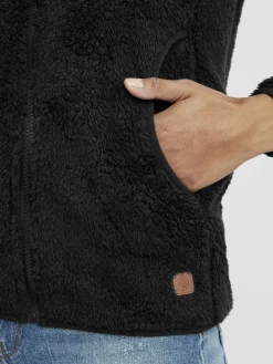 OXMO Sweatshirts & Sweatjacken*Damen Fleecejacke - OXTelsa schwarz uni