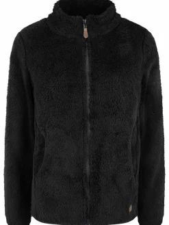 OXMO Sweatshirts & Sweatjacken*Damen Fleecejacke - OXTelsa schwarz uni