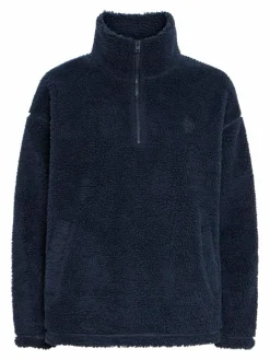 OXMO Sweatshirts & Sweatjacken*Damen Fleecejacke - OXTOLIRONE blau uni