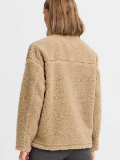 OXMO Sweatshirts & Sweatjacken*Damen Fleecejacke - OXTOLIRONE beige uni