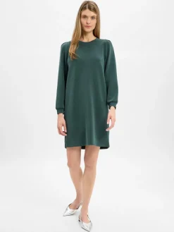 s.Oliver Kleider*Damen Freizeitkleid tanne uni