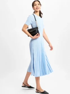 BOSS Kleider*Damen Freizeitkleid - Fadridi hellblau uni