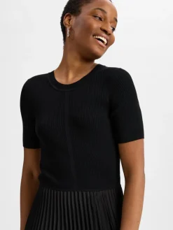 BOSS Kleider*Damen Freizeitkleid - Fadridi schwarz uni