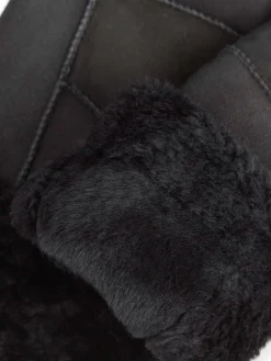 Markberg Handschuhe*Damen Fäustlinge schwarz uni