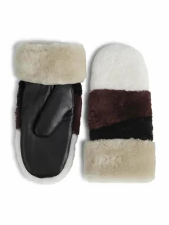 Markberg Handschuhe*Damen Fäustlinge braun uni