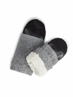 Markberg Handschuhe*Damen Fäustlinge schwarz uni