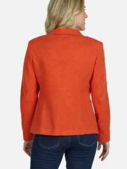 White Label Blazer*Damen Gehrock orange uni