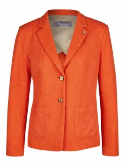 White Label Blazer*Damen Gehrock orange uni