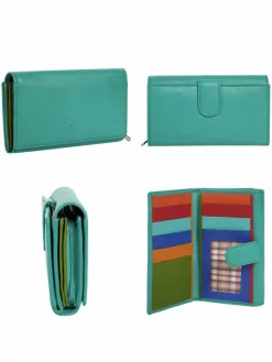 Samantha Look Taschen & Rucksäcke*Damen Geldbörse türkis uni