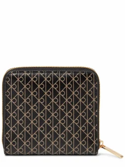 Calvin Klein Taschen & Rucksäcke*Damen Geldbörse schwarz gemustert