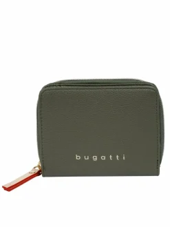 Bugatti Taschen & RucksĂ€cke*Damen Geldbörse grĂŒn uni