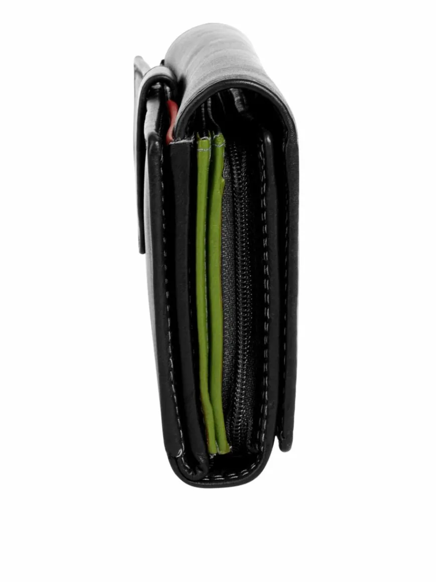 Samantha Look Taschen & Rucksäcke*Damen Geldbörse schwarz uni