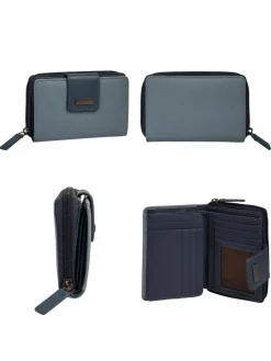 Bugatti Taschen & Rucksäcke*Damen Geldbörse blau uni