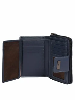 Bugatti Taschen & Rucksäcke*Damen Geldbörse blau uni