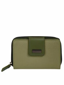 Bugatti Taschen & RucksĂ€cke*Damen Geldbörse grĂŒn uni