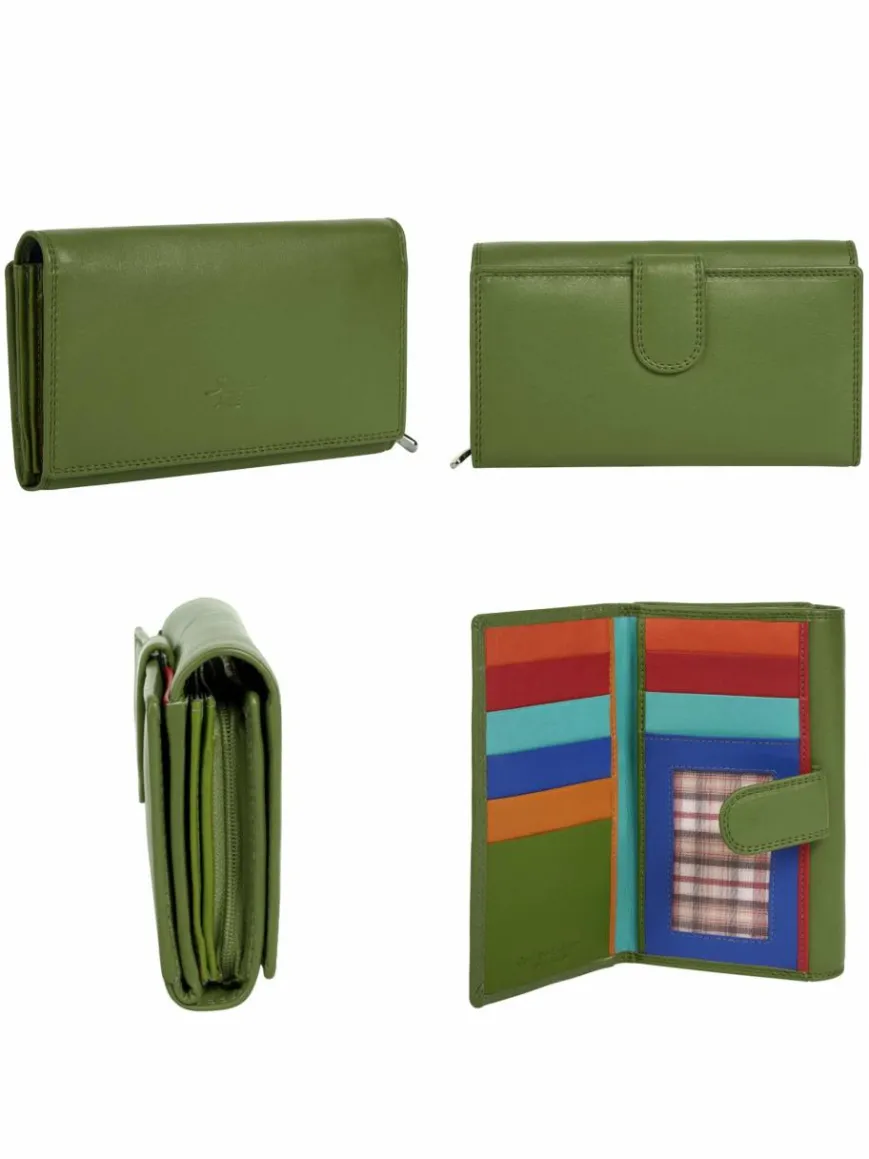 Samantha Look Taschen & Rucksäcke*Damen Geldbörse grün uni