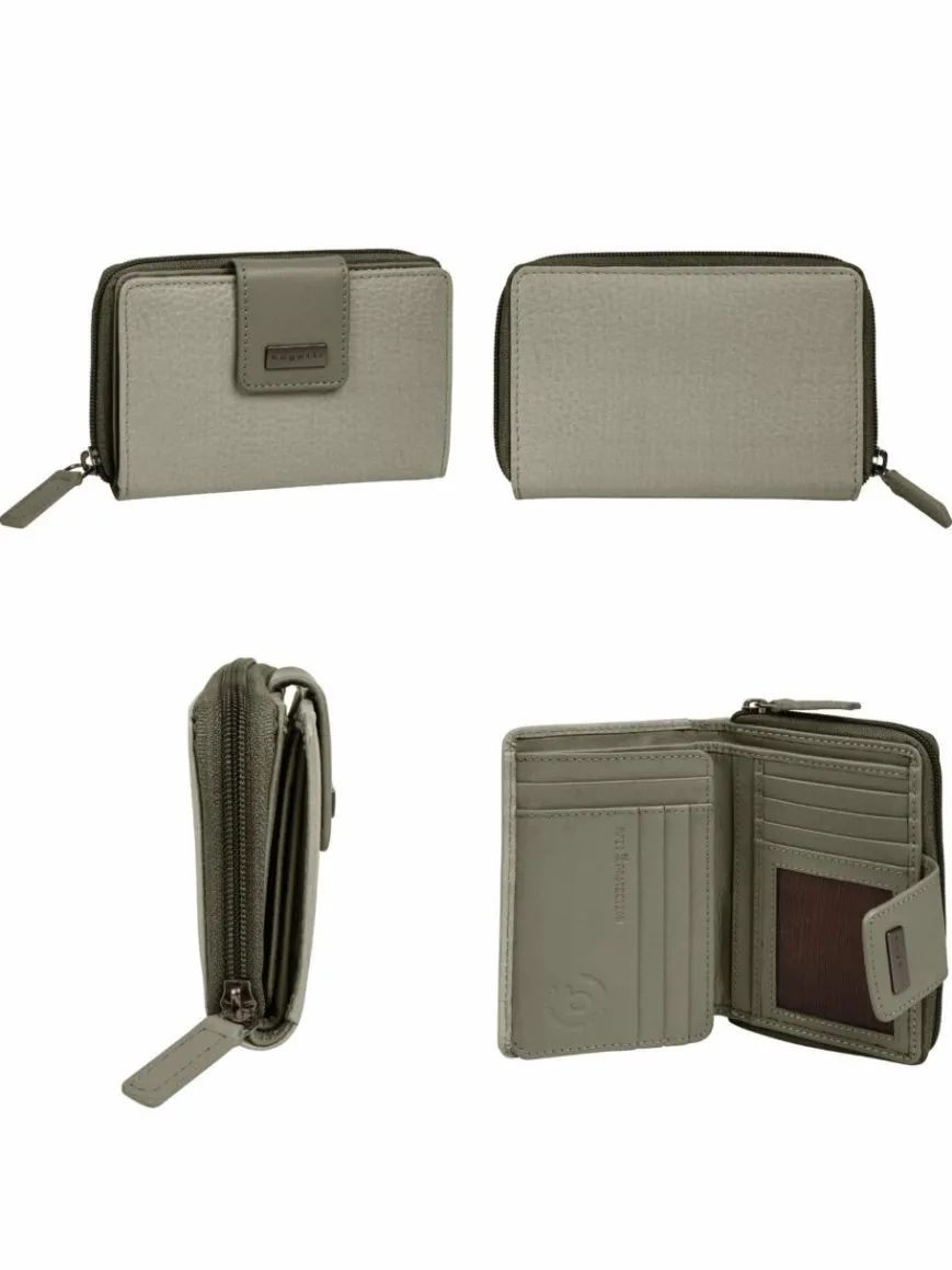 Bugatti Taschen & Rucksäcke*Damen Geldbörse hellgrau uni