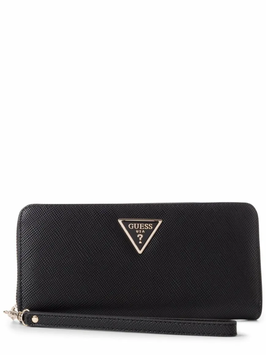 GUESS Taschen & Rucksäcke*Damen Geldbörse schwarz uni