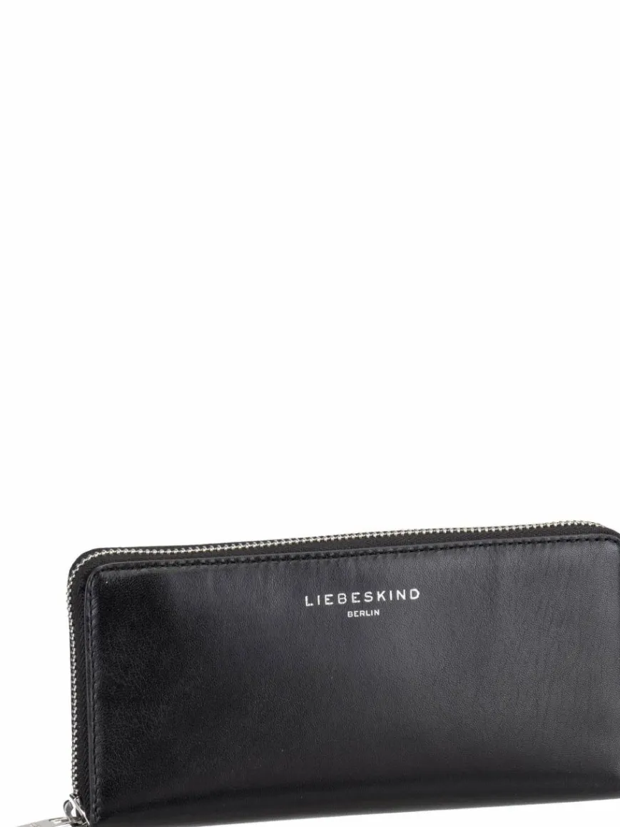 Liebeskind Berlin Taschen & Rucksäcke*Damen Geldbörse - Gigi Wallet L Sheep Natural schwarz uni