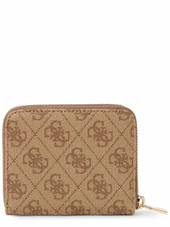 GUESS Taschen & Rucksäcke*Damen Geldbörse - Laurel camel braun gemustert