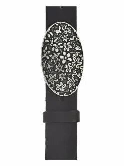 Mustang Gürtel*Damen Gürtel schwarz uni