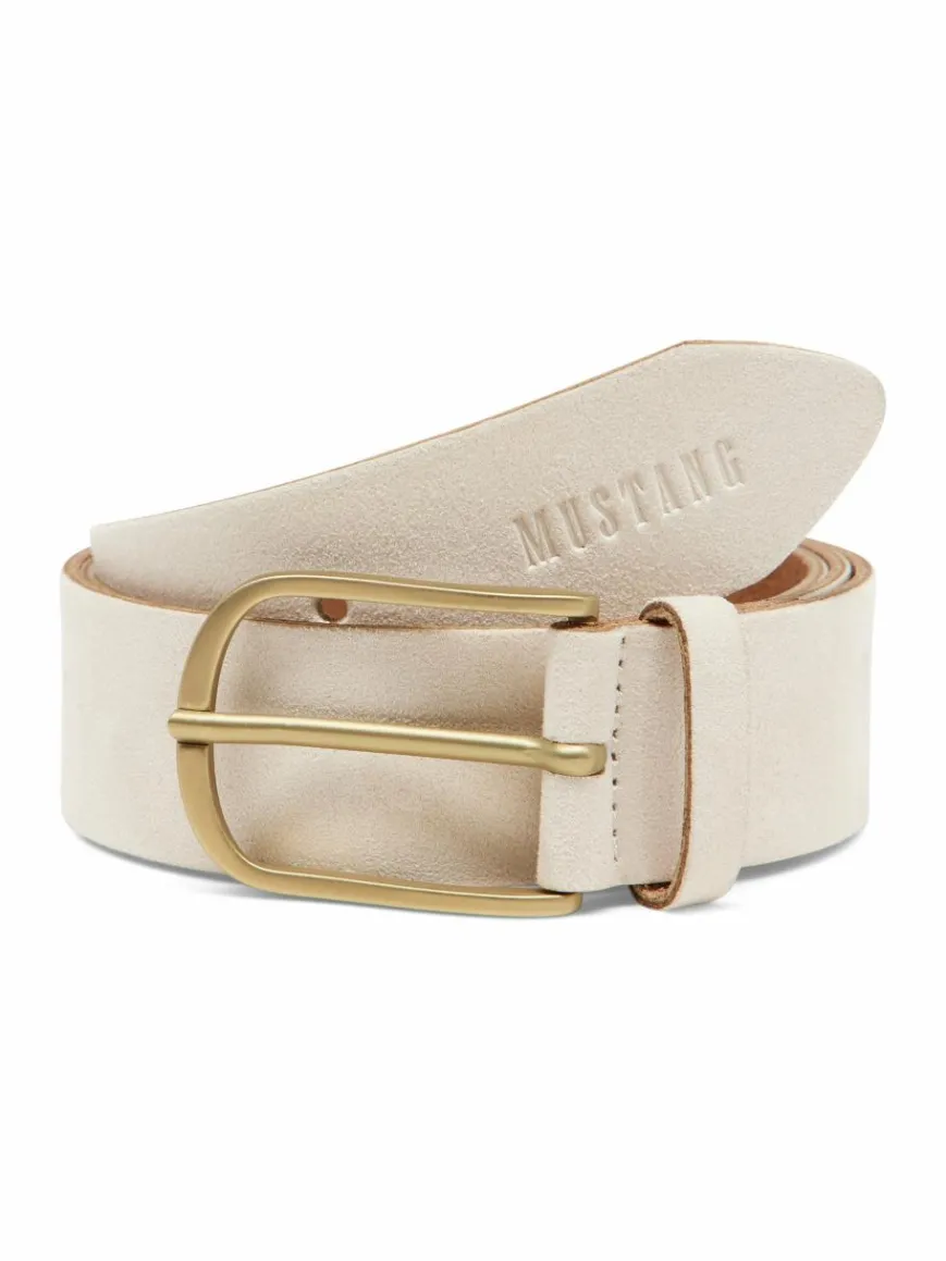 Mustang Gürtel*Damen Gürtel weiß uni