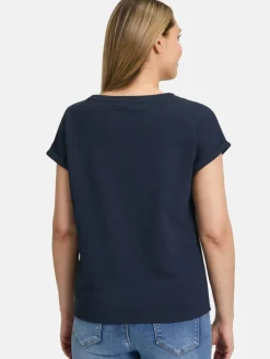 Betty Barclay Blusen*Damen Halbarm-Shirt marine royal uni