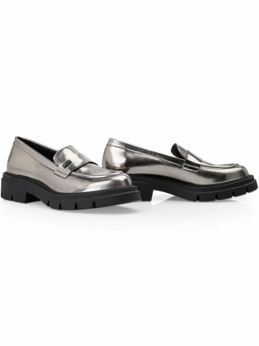 Marc Cain Slipper*Damen Halbschuh silber uni