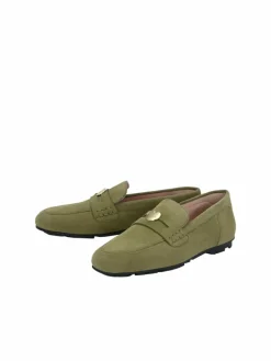 Crickit Slipper*Damen Halbschuh - OLEANDA oliv uni